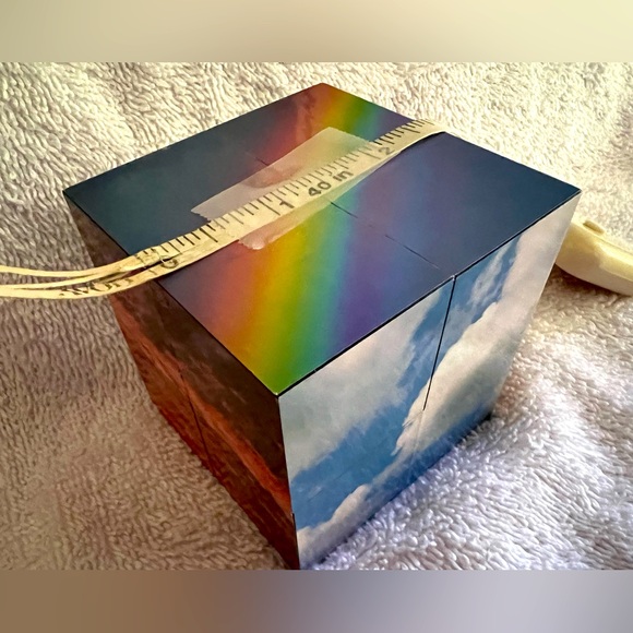 Other - Cube - paperweight - desk puzzle - very pretty and unique